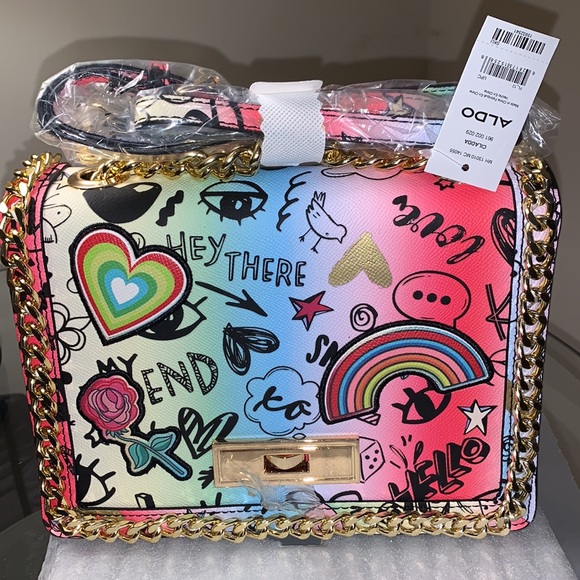 *SOLD* ALDO Ciladda Medium Shoulder Bag Chain Strap. - Picture 9 of 11